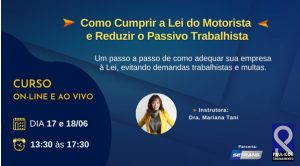 Leia mais sobre o artigo Treinamento On-line: Como Cumprir a Lei do Motorista e Reduzir o Passivo Trabalhista