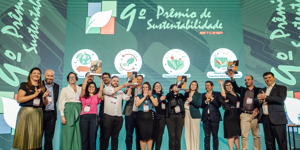 No momento, você está visualizando SETCESP promove a 9ª edição do Prêmio de Sustentabilidade