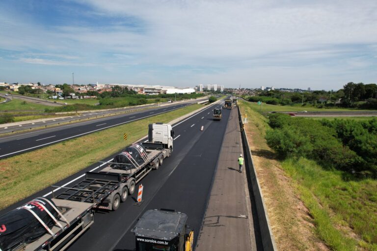 Leia mais sobre o artigo SP pra Toda Obra: Recapeamento do Sistema Anhanguera-Bandeirantes atinge 45% e segue até 2026