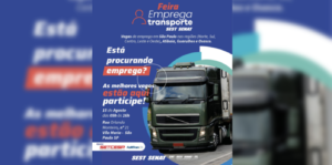 Leia mais sobre o artigo Feira Emprega Transporte do SEST SENAT promove inclusão e oportunidades no setor com presença de autoridades e empresas