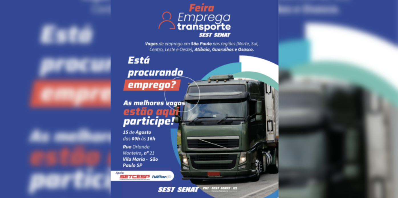 No momento, você está visualizando Feira Emprega Transporte do SEST SENAT promove inclusão e oportunidades no setor com presença de autoridades e empresas