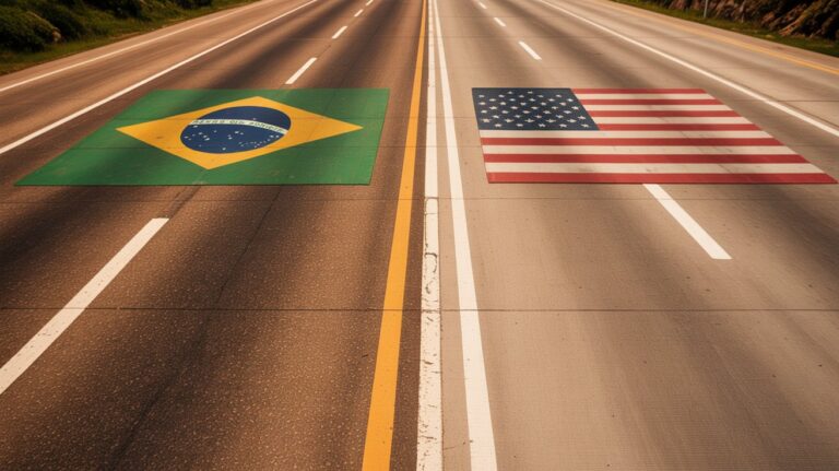 Leia mais sobre o artigo Por que o Brasil ainda aposta em asfalto enquanto os EUA constroem estradas de concreto que duram até 60 anos sem grandes reparos